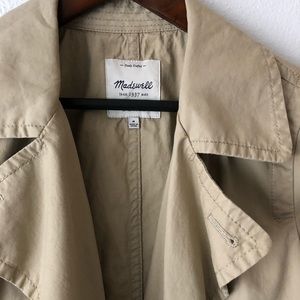 Madewell Trench size Medium